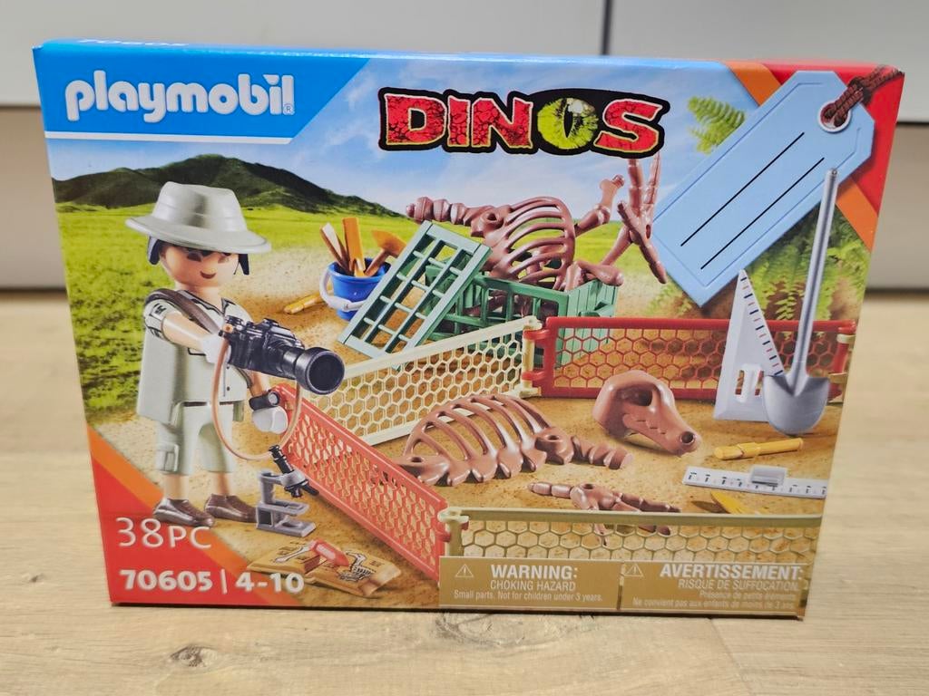 Playmobil 70605 dino's paleontoloog geschenkset - nieuw, Ophalen of Verzenden, Nieuw
