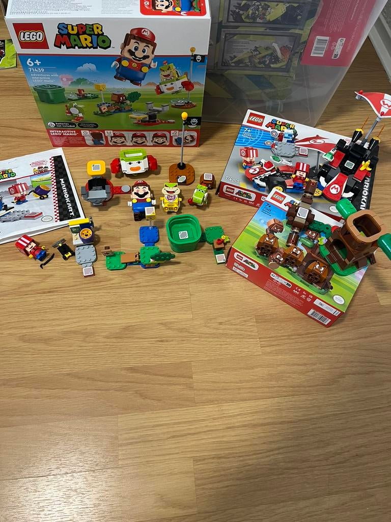 Lego Super Mario 4 sets compleet als nieuw!, Ophalen of Verzenden, Zo goed als nieuw