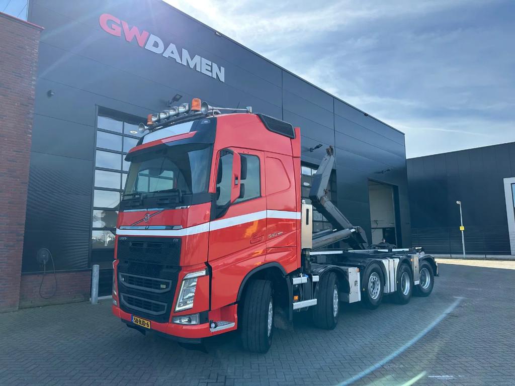 Volvo FH 540 10x4 40 Tons haaksysteem Euro 6 (bj 2017), Auto's, Automaat, Euro 6, Leder, Diesel