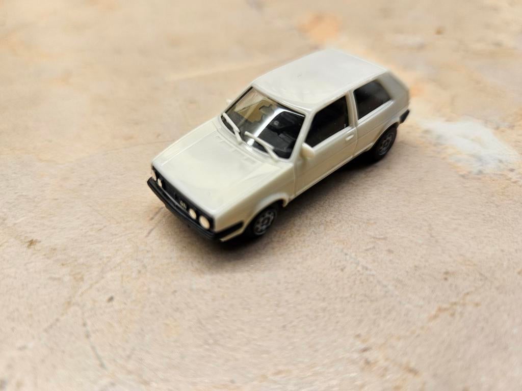 Herpa Volkswagen Golf GTI Wit 1:87, Ophalen of Verzenden, Zo goed als nieuw, Auto, Herpa