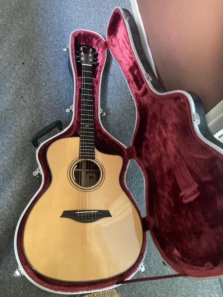 Mayson MS5/SCE met LR Baggs Anthem (als nieuw), Ophalen, Zo goed als nieuw, Western- of Steelstringgitaar, Met koffer