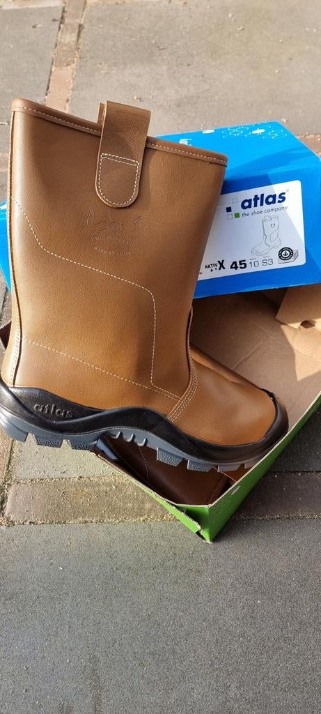 Atlas werkschoenen laarzen s3, Tuin en Terras, Werkkleding, Nieuw, Kinderen, Ophalen of Verzenden, Laarzen