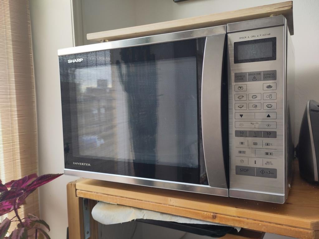 Sharp R-971STW combi-magnetronoven, Ophalen, Combimagnetron, Gebruikt, Hete lucht