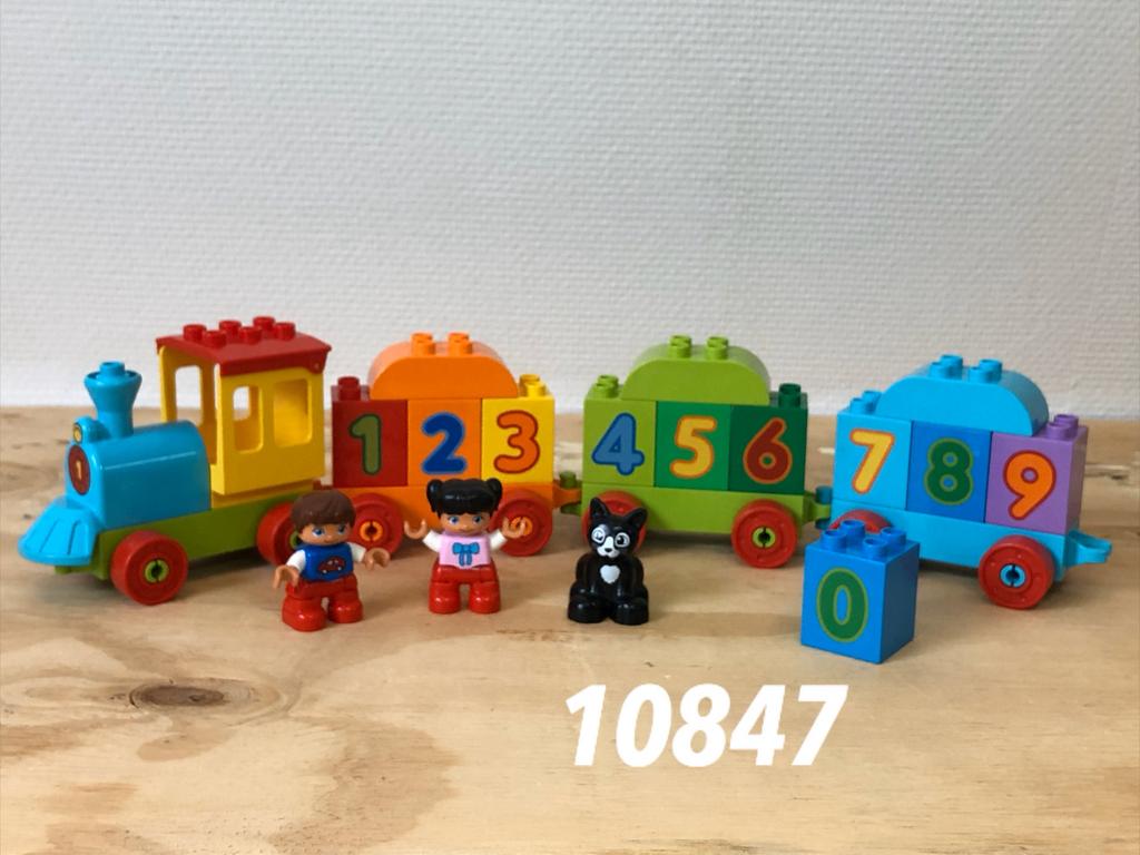 Duplo getallentrein 10847 (compleet) 22, Ophalen of Verzenden, Zo goed als nieuw, Complete set, Duplo