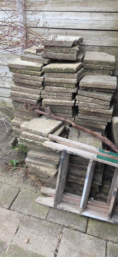 30x30 Tegels - Gebruikt, enkele beschadigd, Ophalen, Gebruikt, 5 tot 10 m², Beton