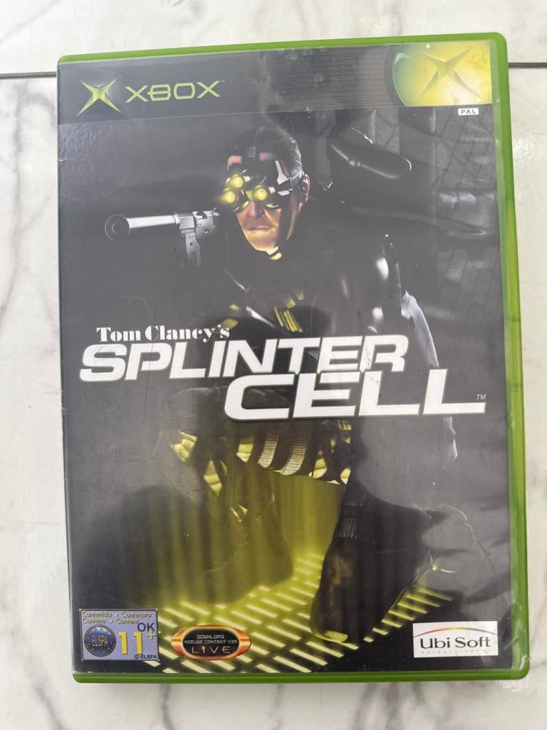 Tom Clancy's Splinter Cell Xbox Original, Spelcomputers en Games, Games | Xbox Original, Avontuur en Actie, Gebruikt, 1 speler
