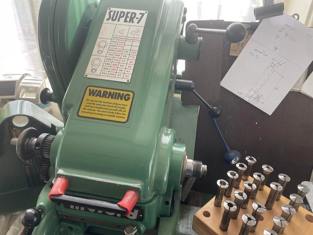 Spantangen set met een verloop bus van mc2, Ophalen of Verzenden, Zo goed als nieuw, Metaaldraaibank