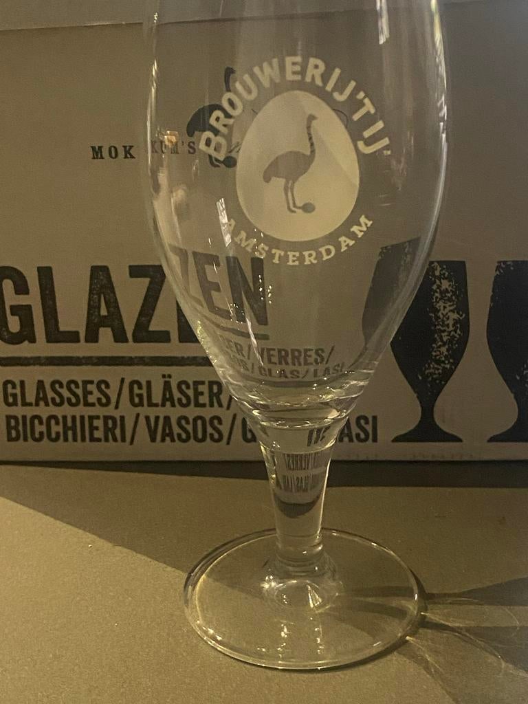 Brouwerij 't IJ bierglazen, 6 stuks in doos, Ophalen of Verzenden, Nieuw