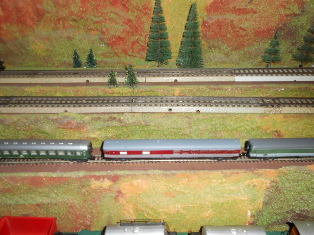 Minitrix 3083 en 3092 en Fleischmann 8110 personentrein DB, Hobby en Vrije tijd, Modeltreinen | N-Spoor, Nieuw, Treinset, Gelijkstroom