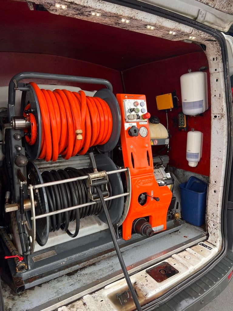 Professionele Inbouw Hogedrukreiniger - ROM Compact, Ophalen of Verzenden, Gebruikt, Benzine, Met regelbare waterdruk