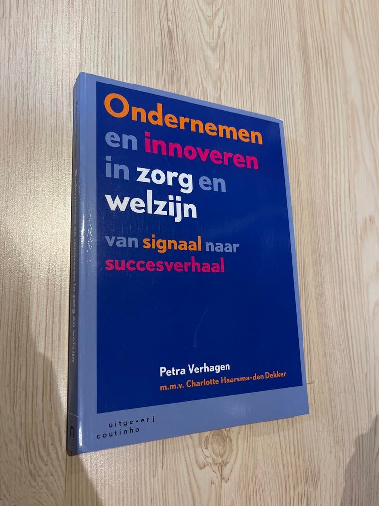 Ondernemen en innoveren in zorg en welzijn, Boeken, Studieboeken en Cursussen, Ophalen of Verzenden, Gamma, Zo goed als nieuw