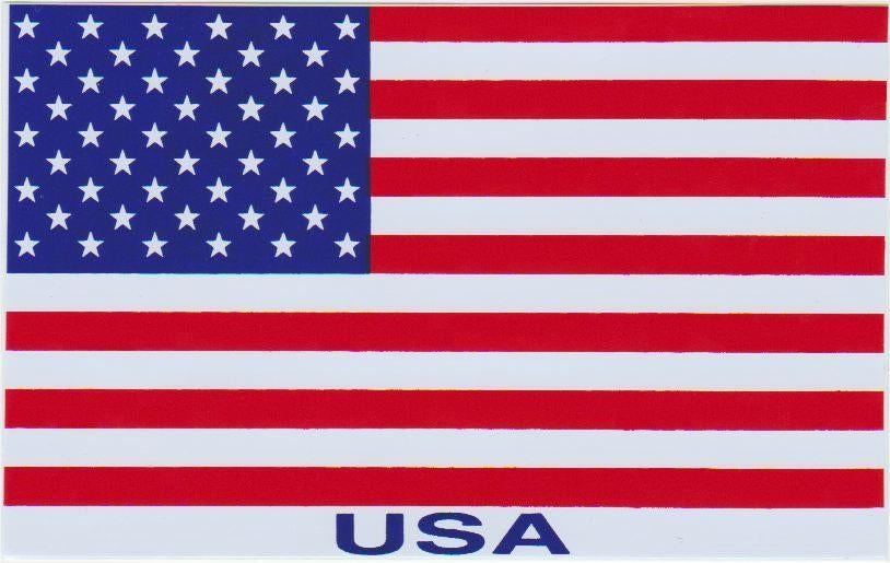 USA vlag sticker #8, Ophalen of Verzenden
