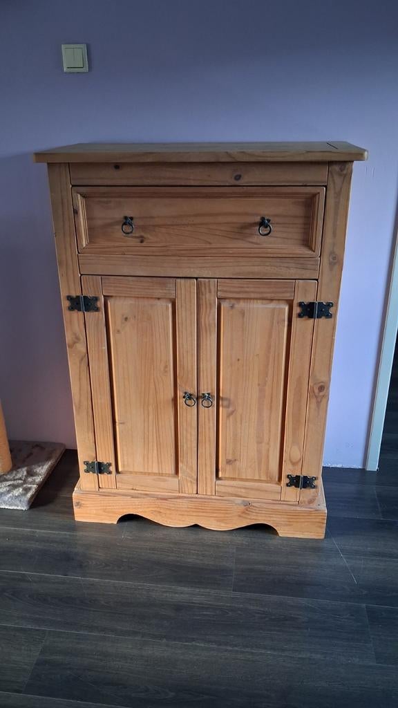 Grenen kast, Ophalen, Gebruikt