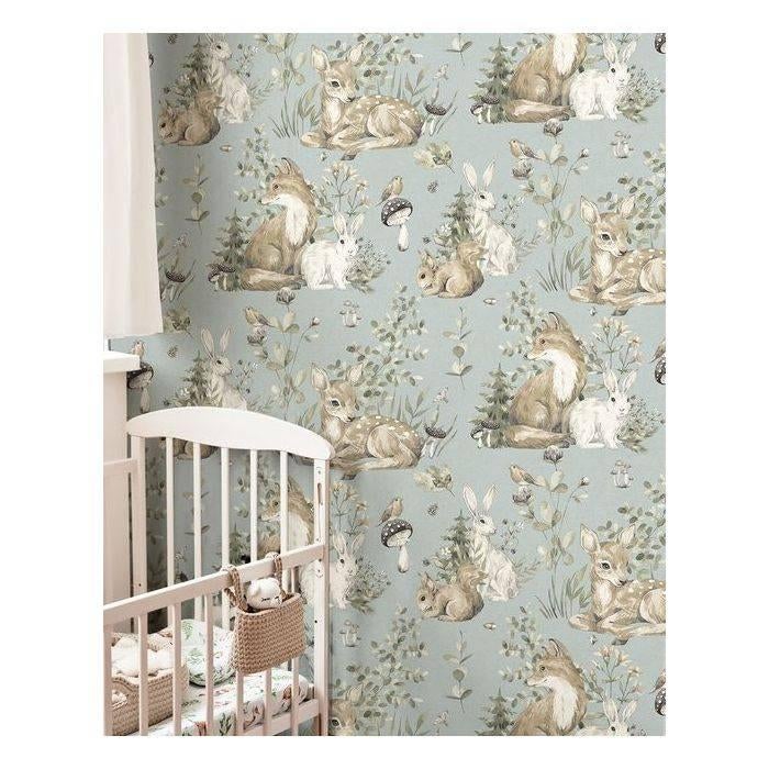 Noordwand Mini Me behang konijn/lama/vos, Verzenden, Nieuw