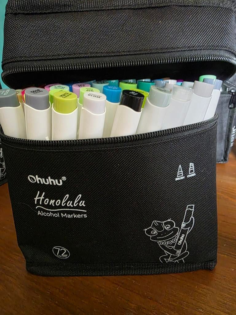 Ohuhu honolulu 72 set, Ophalen of Verzenden, Potlood of Stift