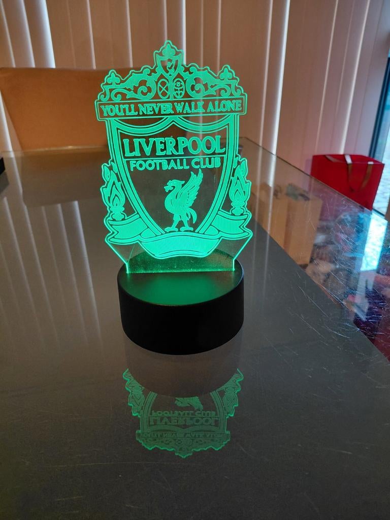 Liverpool voetbal lamp, Ophalen of Verzenden