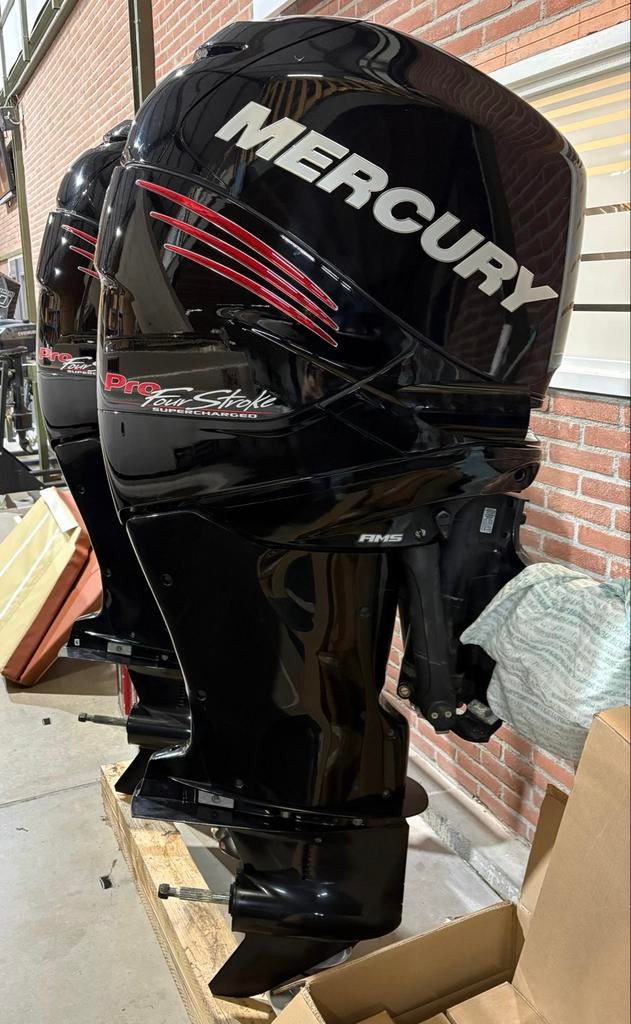 Set Mercury Verado 250 pk Pro buitenboordmotoren, Ophalen, Gebruikt, Viertaktmotor, 30 pk of meer