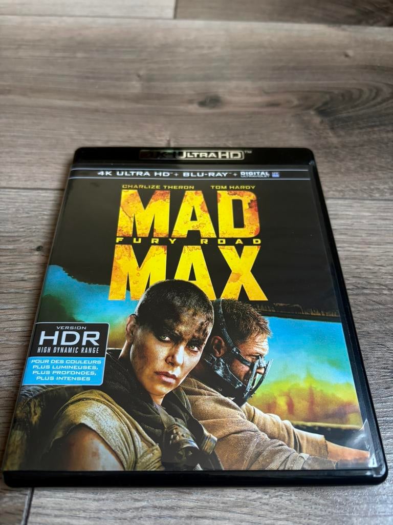 Mad Max Fury Road 4K nederlands ondertiteld, Cd's en Dvd's, Blu-ray, Ophalen of Verzenden, Zo goed als nieuw, Actie