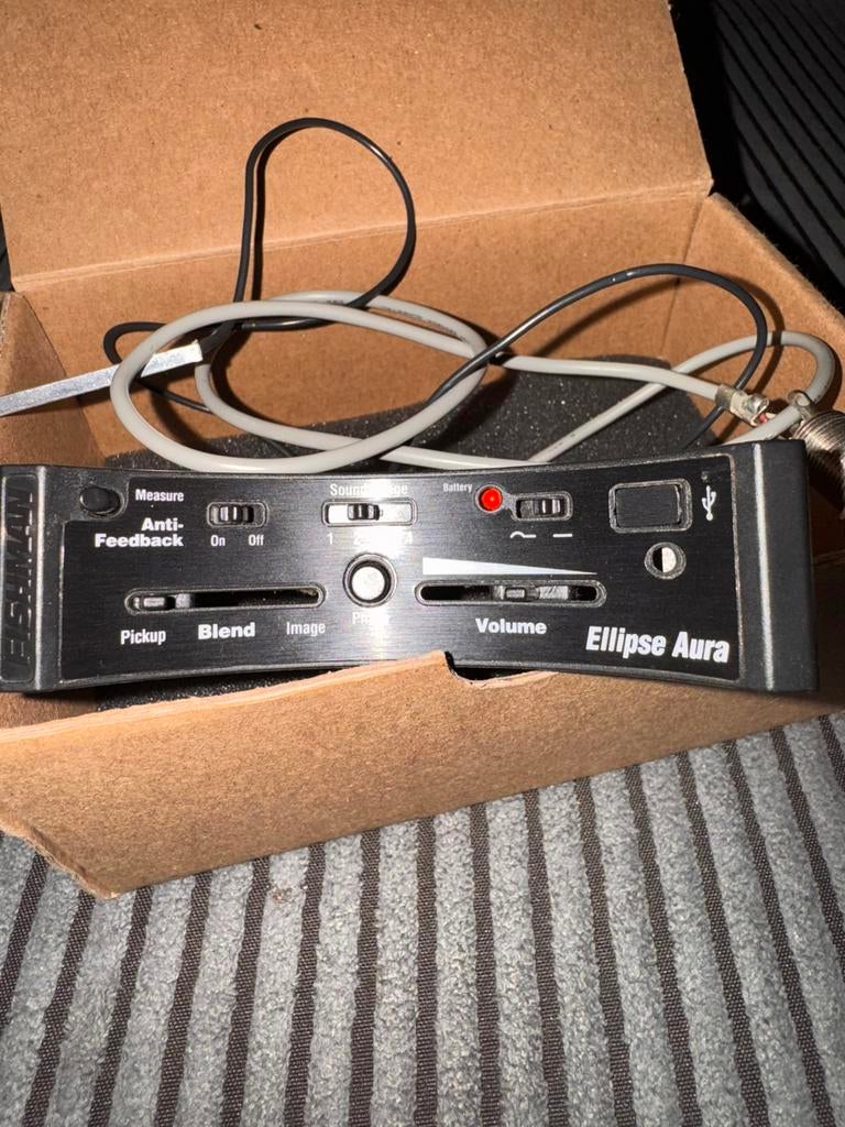Fishman PRO-MAT-ELA Ellipse Aura (wide format) pickup, Ophalen of Verzenden, Zo goed als nieuw, Akoestische gitaar