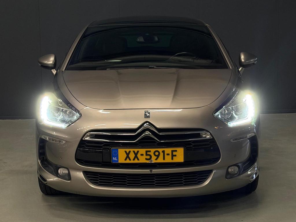 Citroen DS5 1.6 THP So Chic AUTOMAAT PANO/ANDROID/LEDER/PDC/, Auto's, Gebruikt, Zwart, Met garantie (alle), Lichtsensor