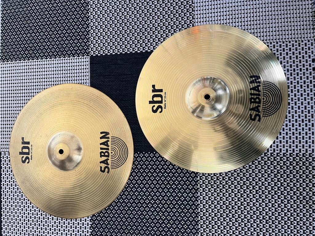 Hi-hat 14” Sabian SBR | 14 inch Sabian SBR hihat, Ophalen, Zo goed als nieuw, Drums of Percussie