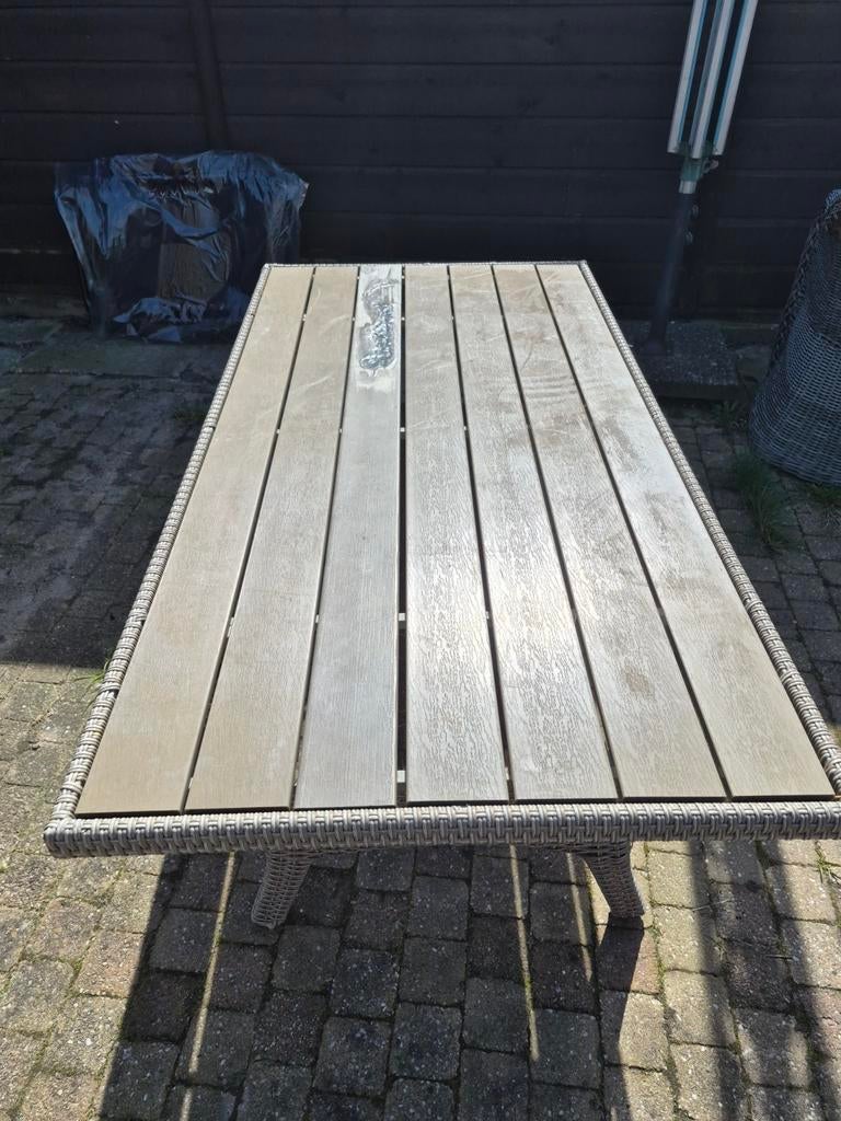 Tuintafel, Ophalen, Gebruikt, Rechthoekig, Hout