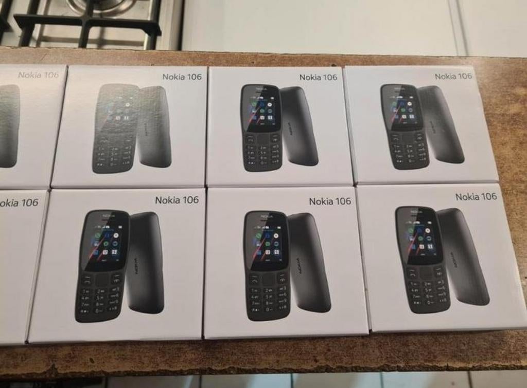 Nokia 106 - Black - Dual-Sim - Nieuw, Telecommunicatie, Mobiele telefoons | Nokia, Overige modellen, Geen camera, Zwart, Nieuw