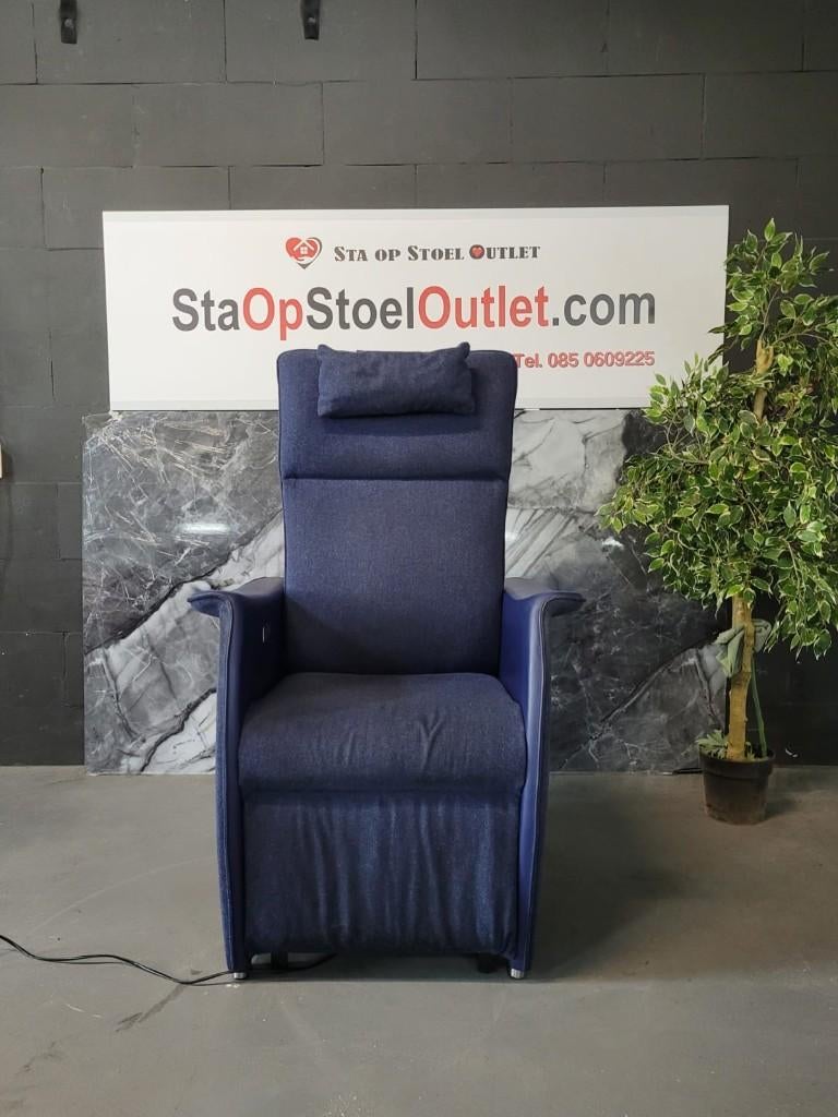 Staopstoel Easysit Indigoblauw XL-zithoogte, Minder dan 75 cm, Ophalen of Verzenden, Zo goed als nieuw, Stof