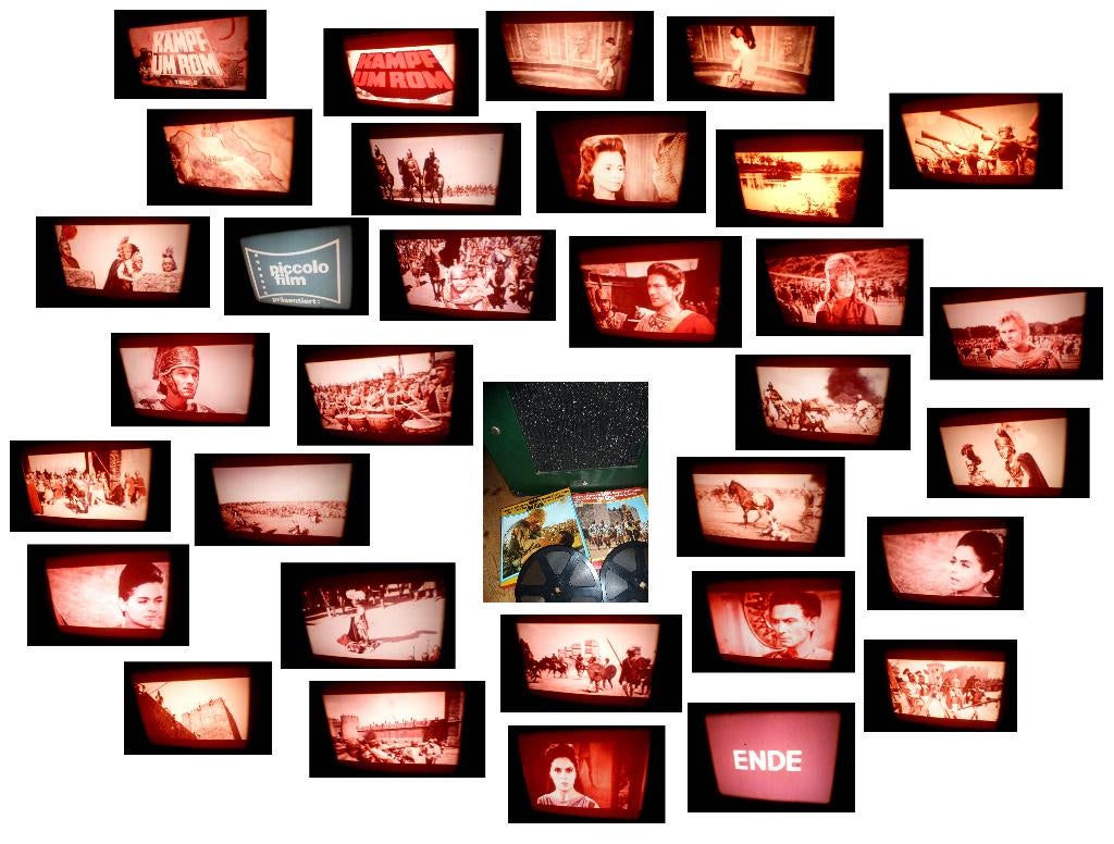 8mm film Kampf um Rom - 2x120 - kleur - geluid - mooi -, Audio, Tv en Foto, Filmrollen, Ophalen of Verzenden, 8mm film