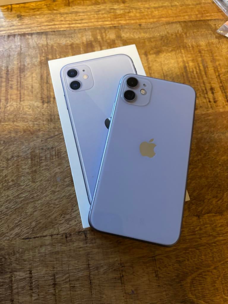Iphone 11 64 GB, Telecommunicatie, Mobiele telefoons | Apple iPhone, Ophalen, Paars, IPhone 11, Zo goed als nieuw