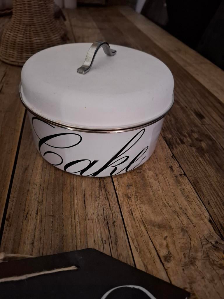 Cookies trommel, Ophalen, Zo goed als nieuw, Glas of Kopje