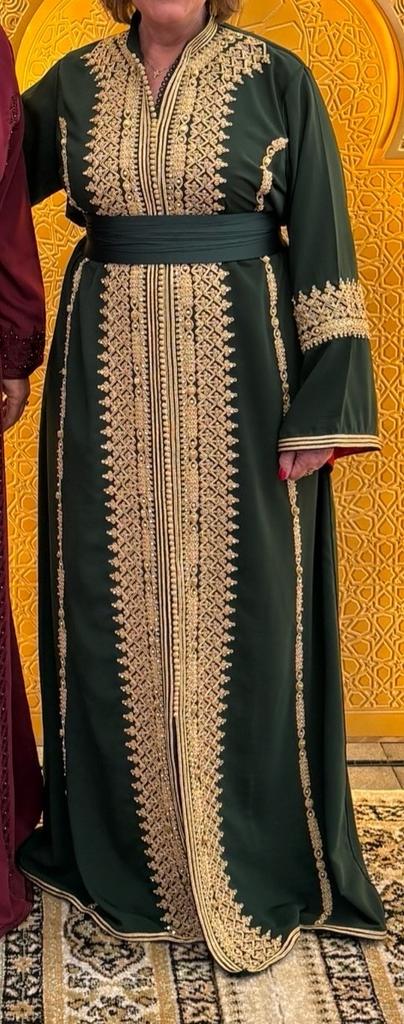 Prachtige Marokkaanse Kaftan, Maat 46/48 (XL) of groter, Ophalen of Verzenden, Zo goed als nieuw, Onder de knie
