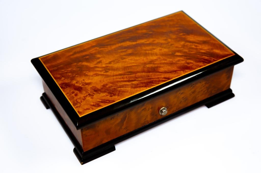 Vintage Thorens muziekdoos speeldoos met 6 melodieën, Antiek en Kunst, Ophalen of Verzenden