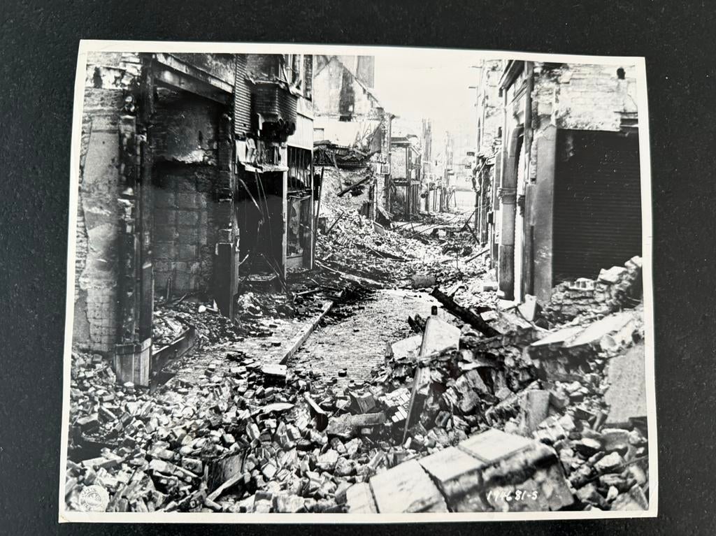 Orginele Amerikaanse persfoto september 1944, Nijmegen, US, Verzamelen, Militaria | Tweede Wereldoorlog, Ophalen of Verzenden