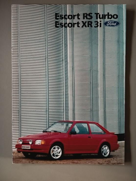 Ford Escort RS Turbo / XR 3 i [ 2 / 1988 ] 12 pag., Boeken, Verzenden, Zo goed als nieuw, Ford