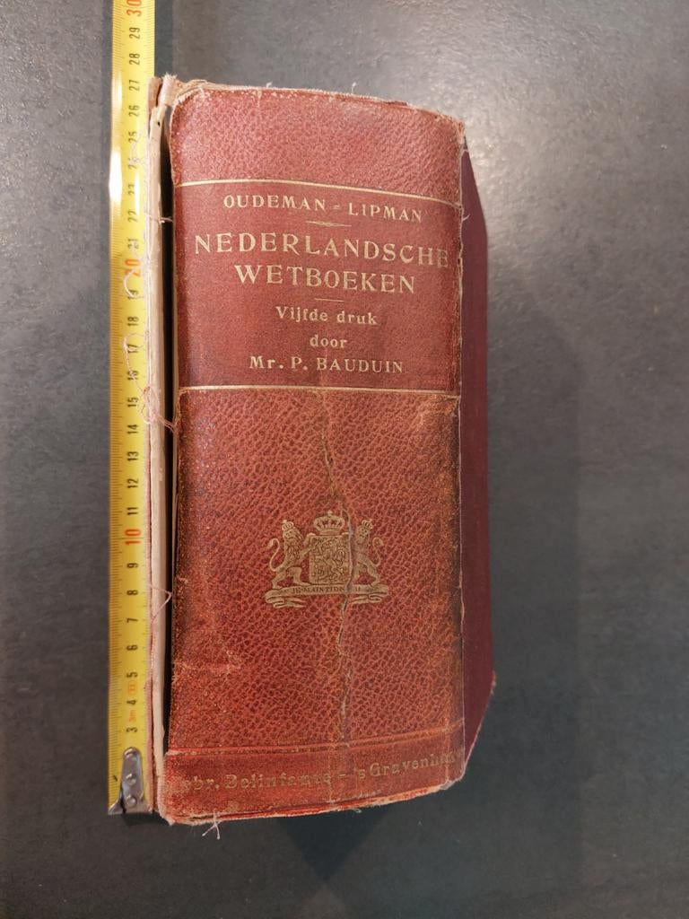 Oude Nederlandse Wetboeken uit 1896, Ophalen of Verzenden, Gelezen, Oudeman & Lipman