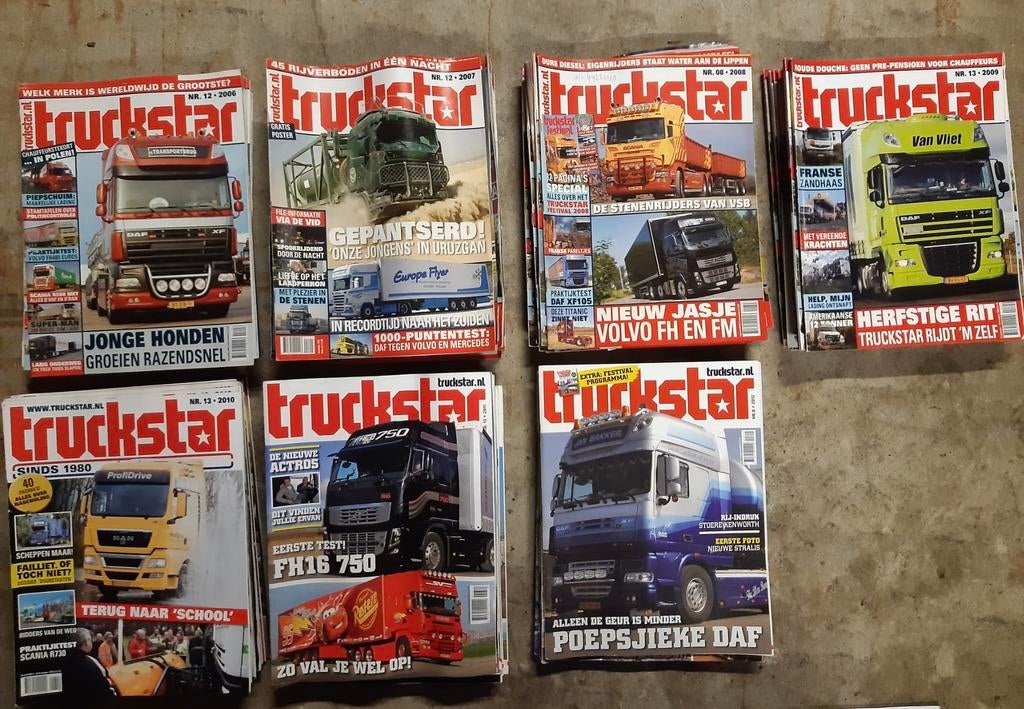 Truckstar, diverse jaargangen, Ophalen, Gelezen