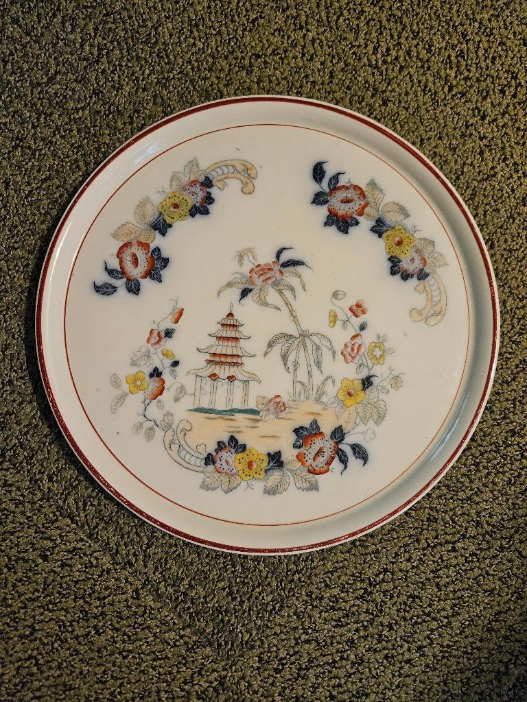 oude Petrus Regout schaal, Chinees dessin., Ophalen of Verzenden