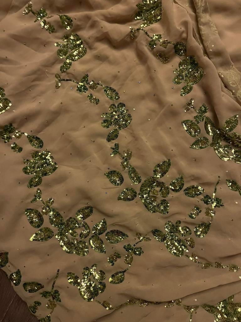 indiase sari, Ophalen, Zo goed als nieuw, Groen, Overige typen