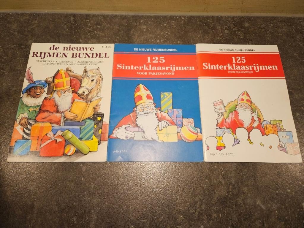Sinterklaas rijmen boekjes, Diversen, Sinterklaas, Ophalen of Verzenden, Nieuw