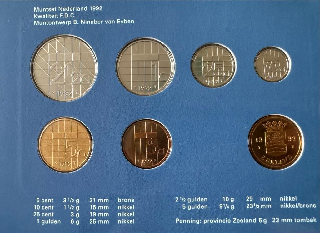 Muntset Nederland 1991, 1987, Postzegels en Munten, Munten | Nederland, Ophalen of Verzenden, Koningin Beatrix, Overige waardes