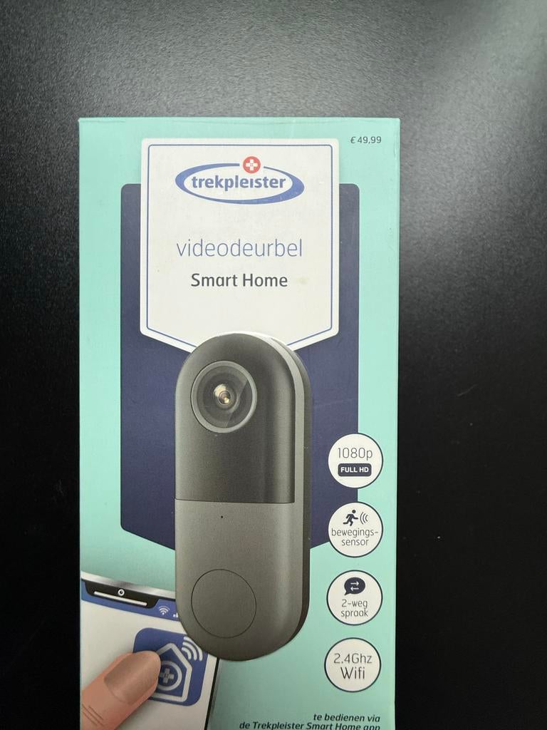 Trekpleister Videodeurbel Smart Home, Doe-het-zelf en Verbouw, Alarmsystemen, Nieuw, Detector, Sensor of Melder, Beweging, Draadloos