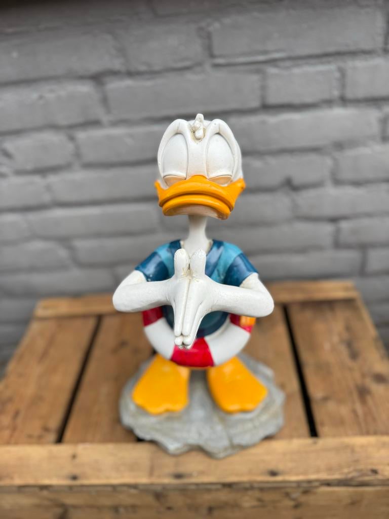 Donald Duck Beeldje met Zwemband, Verzamelen, Ophalen, Gebruikt, Beeldje of Figuurtje, .