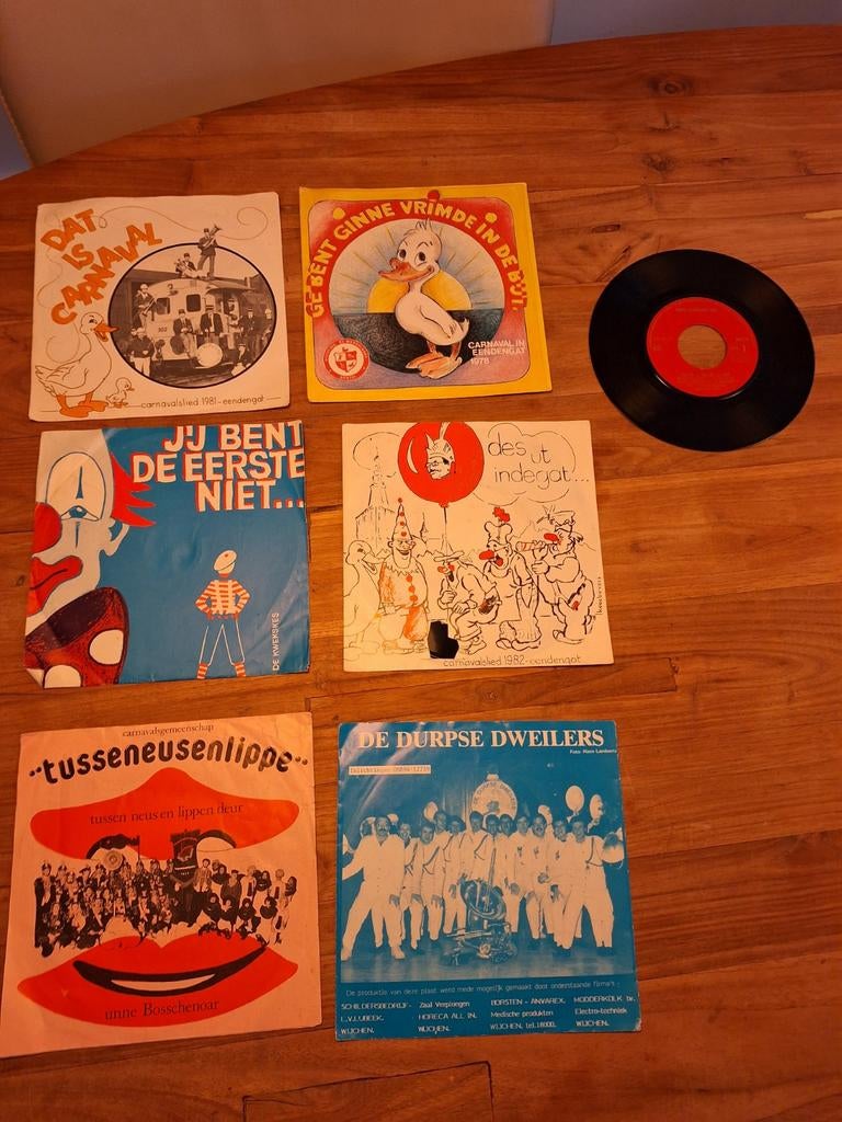 Carnaval boxtel singeltjes singel single, Ophalen of Verzenden, Gebruikt