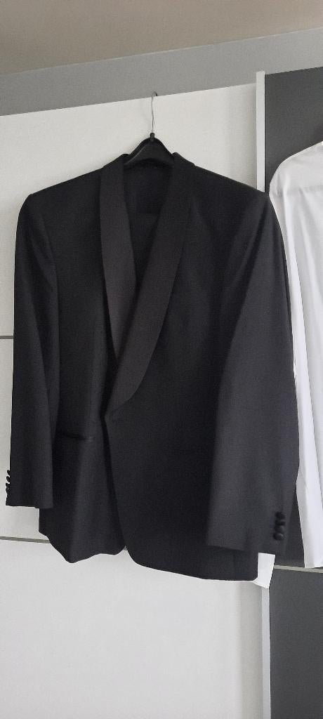 Te koop smoking., Ophalen of Verzenden, Zo goed als nieuw, Zwart, Trouwpak
