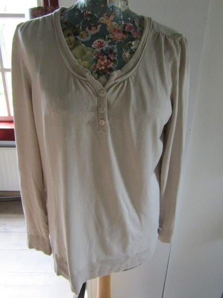D608 Liberty Island mt XL trui beige gebreid, Kleding | Dames, Beige, Maat 46/48 (XL) of groter, Liberty Island, Ophalen of Verzenden