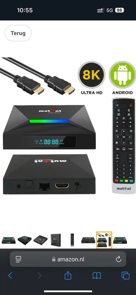 Mutant se pro Max, Ophalen of Verzenden, Zo goed als nieuw, HDMI, Minder dan 500 GB