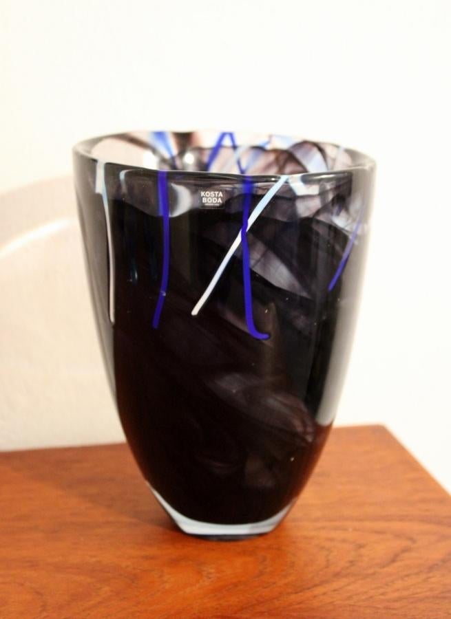 Kosta Boda design vaas Contrast Anna Ehrner, Ophalen of Verzenden