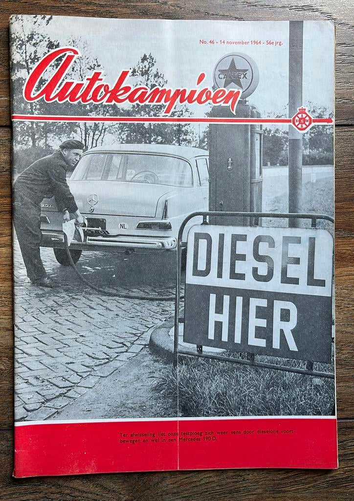Auto Kampioen 1964: Mercedes W110 (test), Caddilac Calais, Ophalen of Verzenden, Gelezen, Algemeen