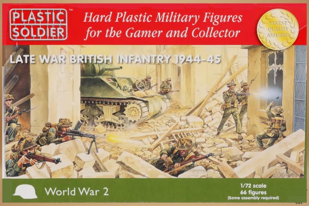 ROWASP | Plastic Soldier 1/72 Late War British Infantry 1945, 1:50 of kleiner, Nieuw, Ophalen of Verzenden, Postbus 3029, 6802 DE  ARNHEM